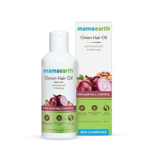 Read more about the article Mamaearth Onion Oil Review: Hair Growth and Fall Control